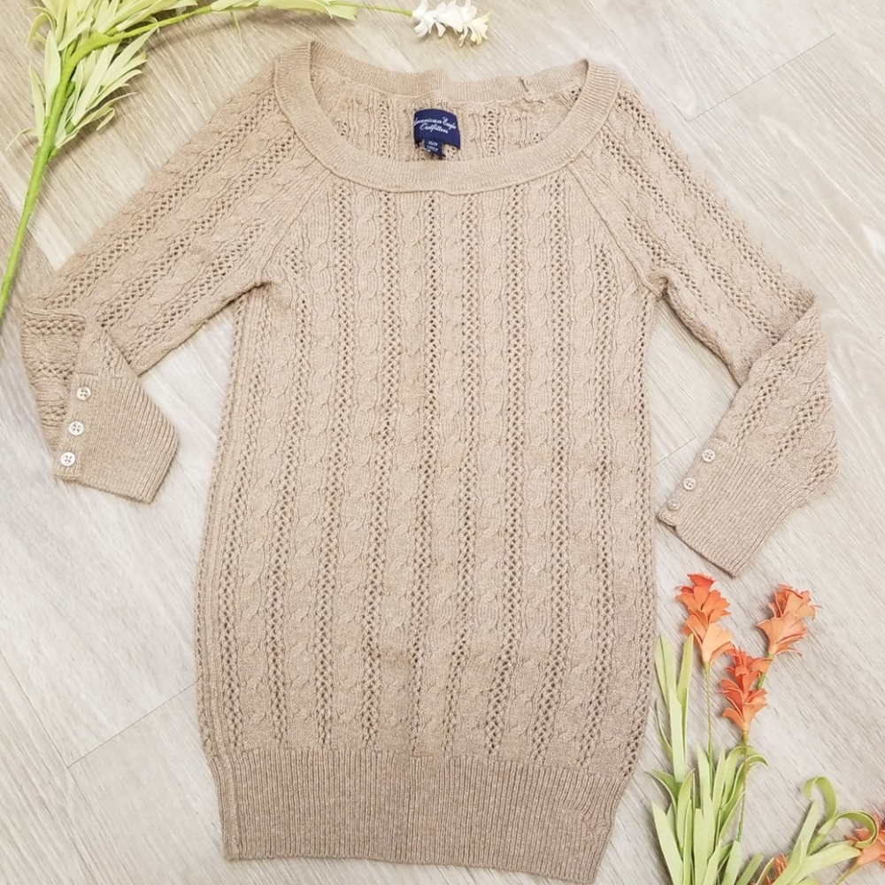 Knit 3/4 Sleeve Sweater